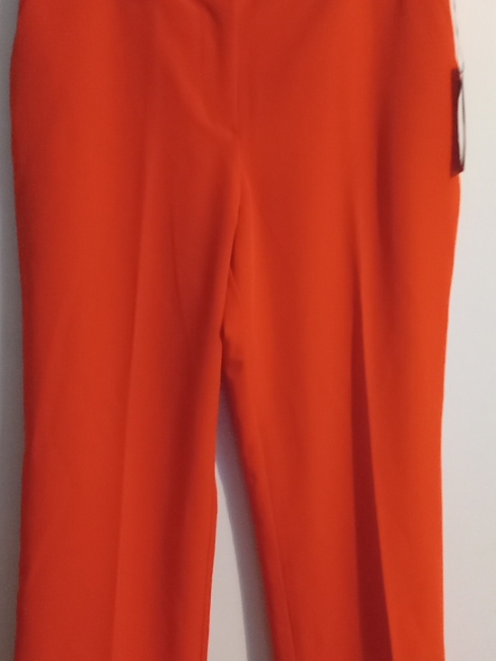 Worthington Pants - Worthington Bright Orange Straight Leg Dress Pants